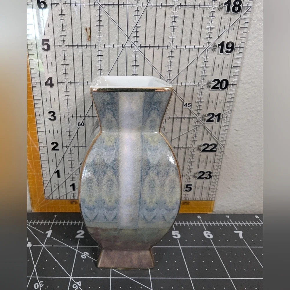 Vintage GOEBEL Artis Orbis Porcelain Bud Vase - Dance in the City